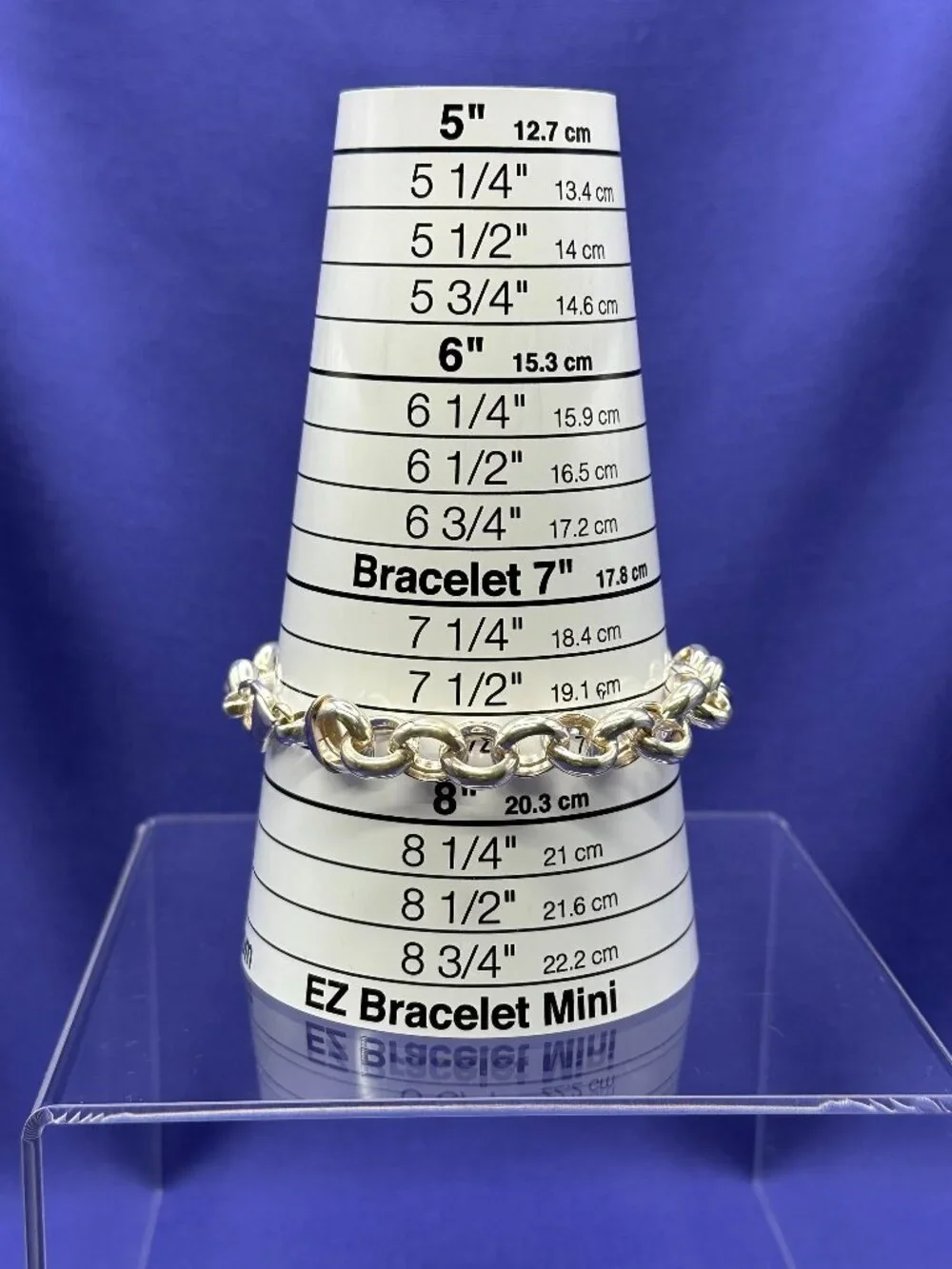 Milor Italy 950 Ultrafine Silver Open Link Bracelet - Picture 16 of 16
